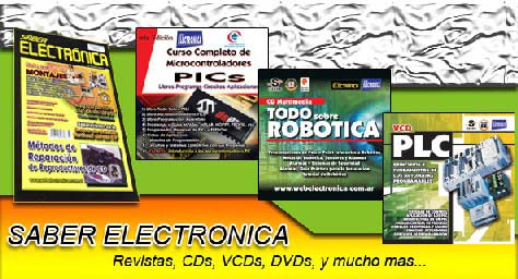 Revistas, Lidros, CDs y DVDs de Saber Electrnica